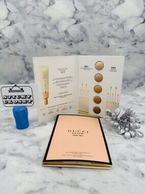 Gucci Beauty Gift Set-5XGlow Tinted Moisturizer Skin Perfector,5 Shades,2pc-NEW